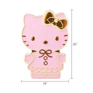 Hello‎ Kitty Lighted Gingerbread Blow Mold Gemmy Large Pink Holiday Decor